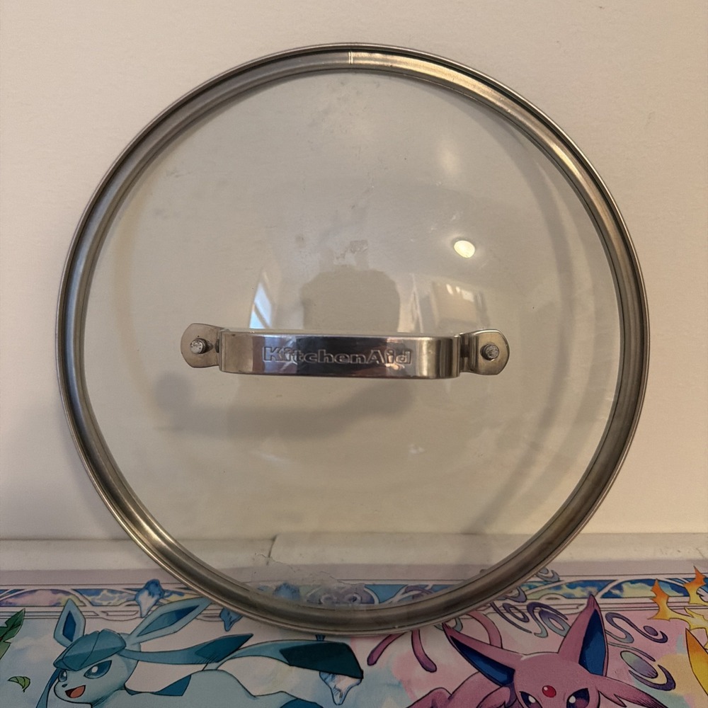 Kitchenaid Glass Stainless Steel Replacement Lid 9 5/16" Inner Lid
